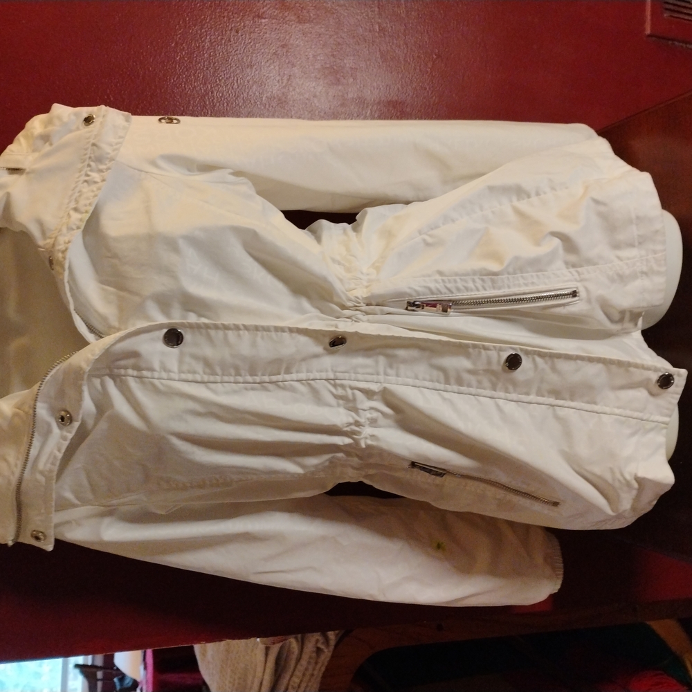 White Jacket with Button Details